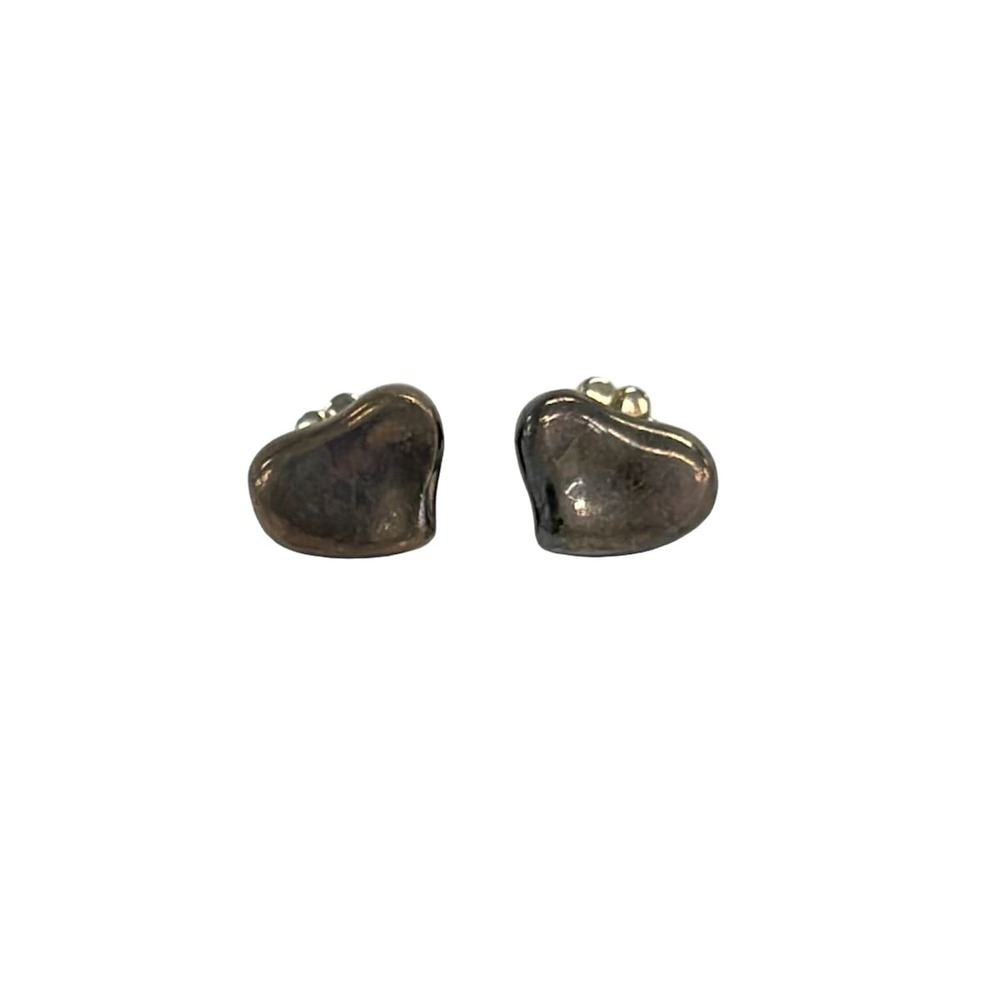Tiffany & Co. Curved Heart Earrings